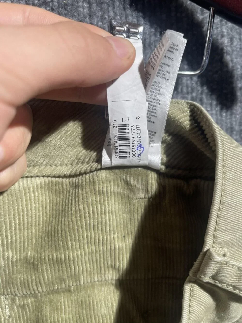 Banana Republic Martin Pants Mens 33x34 Beige Chino Flat Front Straight Leg